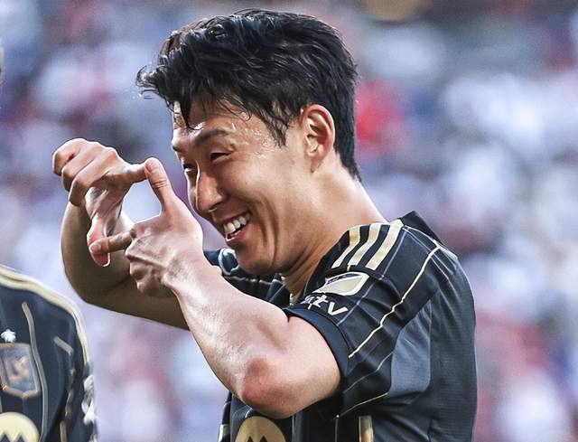 25米世界波进死角！33岁孙兴慜笑开花：美职联3场独造3球