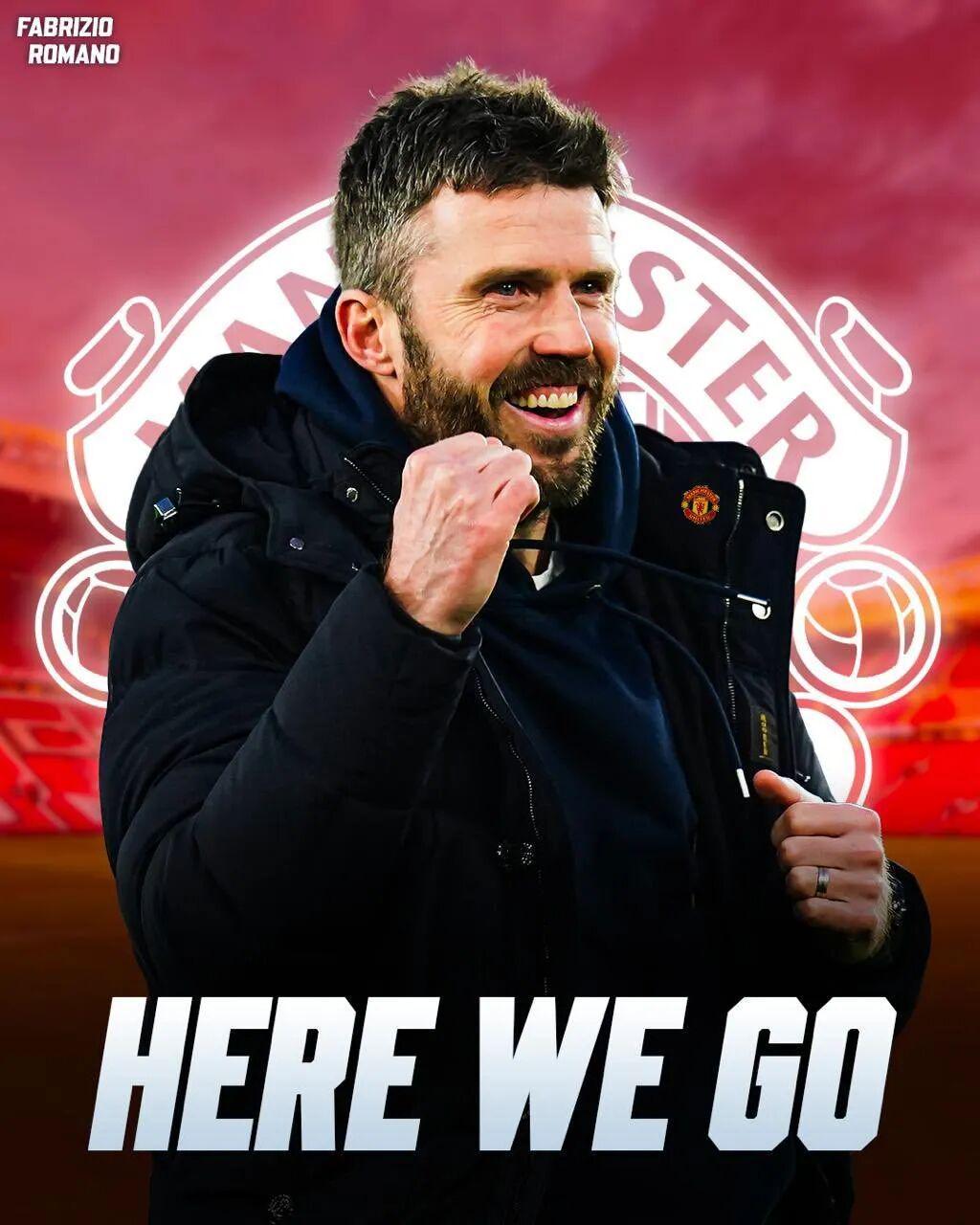 B体育官方-Here we go！罗马诺：卡里克将出任曼联临时主帅